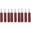 9Pcs Rotary Tool Sanding Accessories Dark Red Sandpaper Drum Mandrels 5