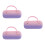 3Pcs Assorted Color Hard Glasses Case Compact Sunglasses Organizer Box 9