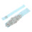 4Pcs Bride Rhinestone Wedding Garters Blue Satin Lace Adjustable Set 3