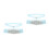 4Pcs Bride Rhinestone Wedding Garters Blue Satin Lace Adjustable Set 6