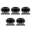 50Pcs Stable Black Plastic Flag Mount Base for Home and Office Desks 7