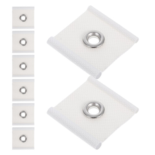 16Pcs Portable Rv Awning Eyelet Hardware Secure Fit PVC White 1
