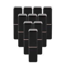 High Quality Empty Bulk Lipstick Tubes Eco Friendly Material Firm And Sturdy Travel Size Push Wheel Mechanism Refillable Lip Balm Container For DIY