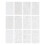 Decorative Templates for Mosaic Web Texture, Reusable Brick Graffiti Layering Stencil for Creative Crafting, 12Pieces 3
