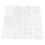 Decorative Templates for Mosaic Web Texture, Reusable Brick Graffiti Layering Stencil for Creative Crafting, 12Pieces 4