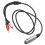 2Pcs Black Audio Equipment Cable Guitar Use Tinned Oxygen-Free Copper 2