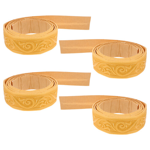 8Pcs Self Adhesive Molding Trim Durable Xpe Foam 3D Design 1