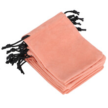 Elegant Jewelry Storage Gift Wrapping Bags Classic Fashion Design Reusable Velvet Pouch Velvet Drawstring Bags Small Item Storage Dust Resistant