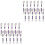 24Pcs Metallic Silver Embroidery Thread for Household DIY Sewing 3