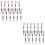 24Pcs Metallic Silver Embroidery Thread for Household DIY Sewing 5