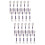 24Pcs Metallic Silver Embroidery Thread for Household DIY Sewing 6