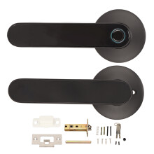 Fingerprint Recognition Smart Door Lock Keyless Entry Touchscreen Room Door Lock Bluetooth App Control Keypad Door Lock Auto Lock DIY Install For