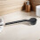 Black Back Bath Brush Long Handle Soft Nylon Bristles for Shower 5