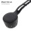 Black Back Bath Brush Long Handle Soft Nylon Bristles for Shower 8
