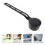 Black Back Bath Brush Long Handle Soft Nylon Bristles for Shower 10