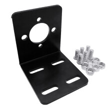 Support de montage pour procédé de galvanoplastie, en métal de haute qualité, robuste et durable, support de moteur CC à angle droit, fixation