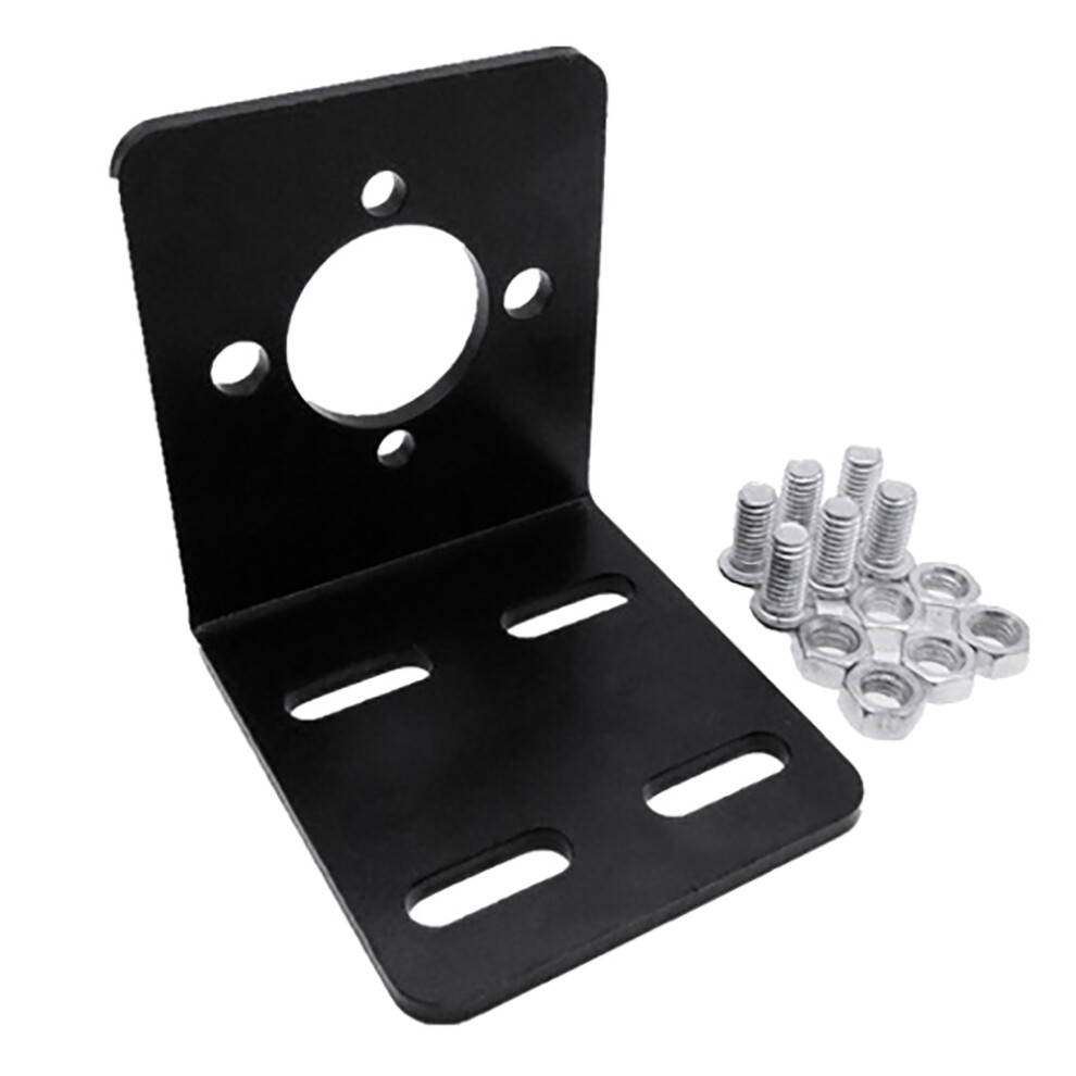 Electroplating Process Mounting Bracket High Quality Metal Sturdy And Durable Right Angle Type Dc Motor Holder Easy To Mount Fixed Fastener Motor 9175034433993