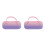 2Pcs Hard Shell Glasses Case Assorted Colors Portable Travel Organizer 3