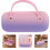 2Pcs Hard Shell Glasses Case Assorted Colors Portable Travel Organizer 7