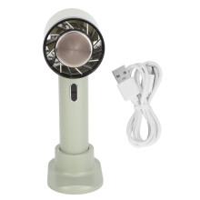 Adjustable Speed Settings Handheld Fan With Semiconductor Refrigeration Technology And USB Rechargeable Battery Quick Cool Down Mini Air Conditioner
