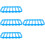 4Pcs Heat-Resistant Blue Silicone Baking Rack Non Stick Cooking Mat 7