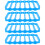 4Pcs Heat-Resistant Blue Silicone Baking Rack Non Stick Cooking Mat 8