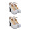 2Paren Comfortabele Zilveren Pumps Feest Dames 4