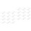 100Pcs White Plastic Doll Glasses Adorable Mini Sunglasses for DIY 5