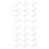 100Pcs White Plastic Doll Glasses Adorable Mini Sunglasses for DIY 6