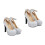 2Paren Comfortabele Zilveren Pumps Feest Dames 8