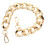 4Pcs Fashionable Golden Chunky Bag Chain Durable Replacement Strap 9