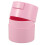 2Pcs Large Capacity Lash Holders Pink Plastic Vacuum Seal Storage Case 2