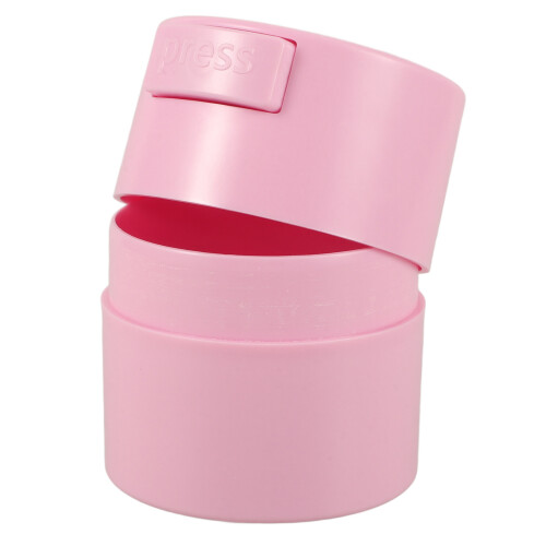 2Pcs Large Capacity Lash Holders Pink Plastic Vacuum Seal Storage Case 1
