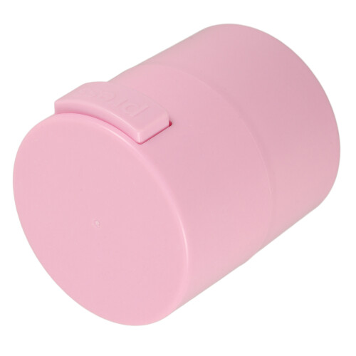 2Pcs Large Capacity Lash Holders Pink Plastic Vacuum Seal Storage Case 2