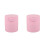 2Pcs Large Capacity Lash Holders Pink Plastic Vacuum Seal Storage Case 4