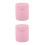 2Pcs Large Capacity Lash Holders Pink Plastic Vacuum Seal Storage Case 5