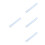 4Pcs Sky-Blue Aluminum Alloy Straight Ruler Multi-Use Measuring Tool 4