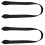 Raindrops Bag Strap Replacement Straps For Handbags Black 2pcs 8