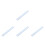 4Pcs Sky-Blue Aluminum Alloy Straight Ruler Multi-Use Measuring Tool 5