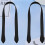 Raindrops Bag Strap Replacement Straps For Handbags Black 2pcs 10