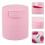 2Pcs Large Capacity Lash Holders Pink Plastic Vacuum Seal Storage Case 10