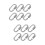 12Pcs Heavy Duty Stainless Steel Locking Chain Quick Link Connectors 7
