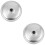 2Pcs Silver Aluminum Skillet Lids Universal Pot Covers Kitchen Item 5