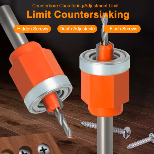 Heavy Duty 8mm Metal Punch Set Countersunk Hand Tool for Edging & Punching 2