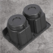 Grey Dual Hole Car Cup Holder for Nissan Patrol GU Y61 Centre Console