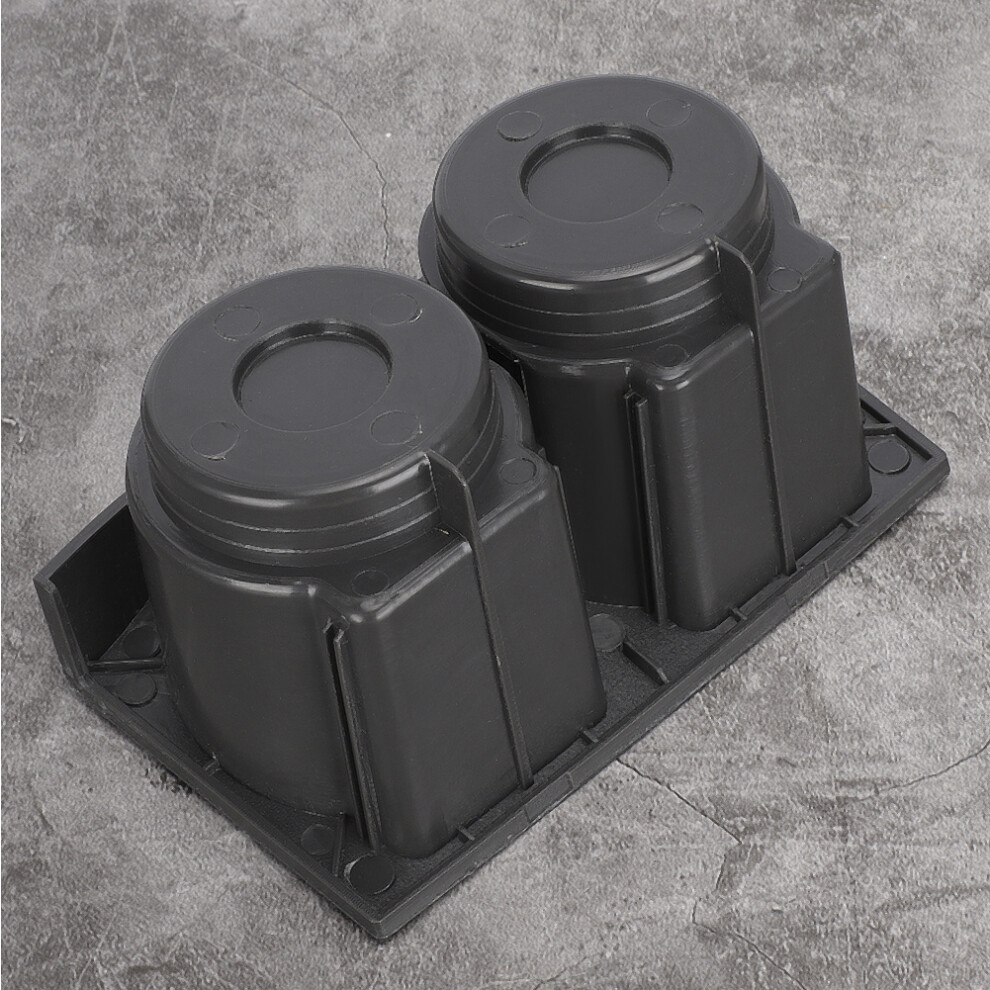 Dual Hole Car Cup Holder For Nissan Patrol Gu Y61 Centre Console Grey 8001392533734