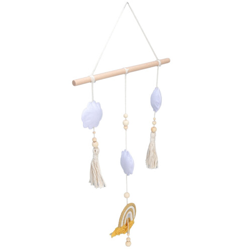 Exquisite Boho Rainbow Crib Mobile, Handcrafted For Decor And Development 2