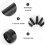 50Pcs Twist-Up Black Lip Balm Tubes Empty Lipstick Containers 6