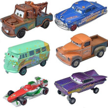 (Star Wars Mater) Disney Pixar Cars 3 Lightning McQueen Jackson Storm Mater 1:55 Diecast Metal Alloy Model Toy Car for Kids Birthday Gift