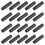 50Pcs Twist-Up Black Lip Balm Tubes Empty Lipstick Containers 9